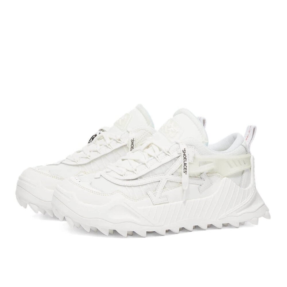 NWT Off-White Odsy-1000 Sneakers Mesh Suede Leather Upper Lace Up Chunky Sole